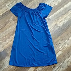 Faded Glory midi dress with pockets, sz S